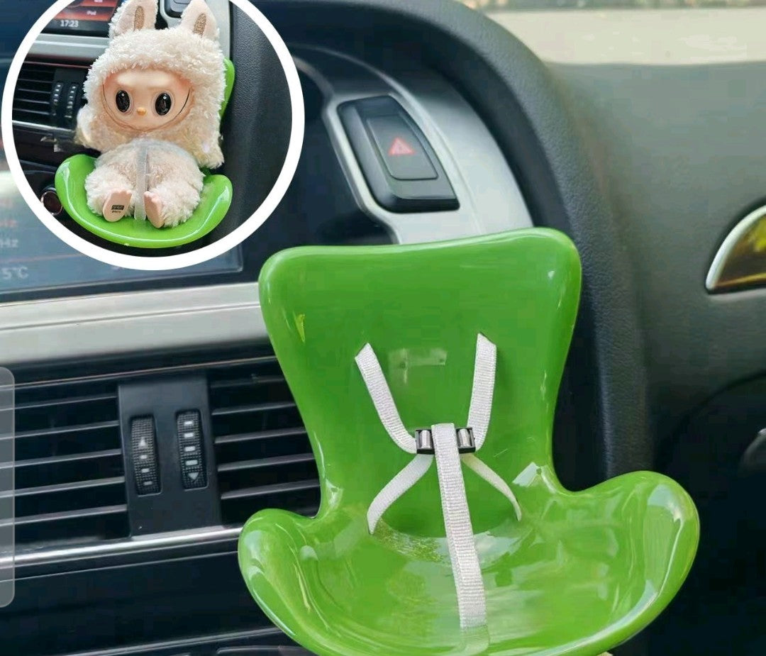 Doll seat labubu safety seat car decor