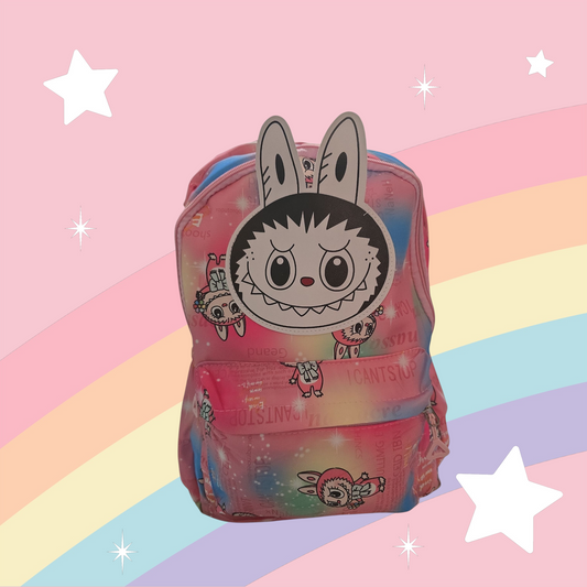 Large capacity Labubu's starts cartoon backpack  lightweight students' schoolbags
