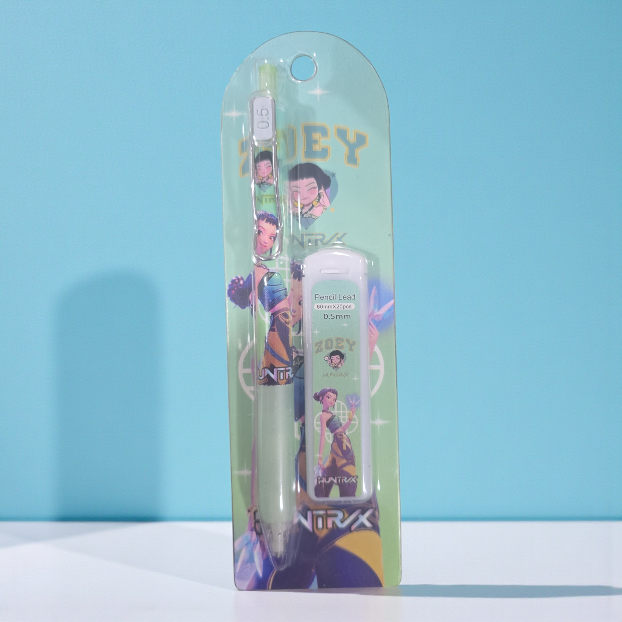 KPOP Demon Hunters Style Mechanical Pencil 4037 Set Cute Anime Stationery Smooth Writing Pen Gift Back to School Must-Have