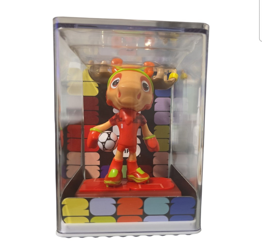 FIFA 2026 World Cup Official Licensed Mascots Figurines Set of 3 (Maple, Zayu & Clutch), Collectable Soccer Figures