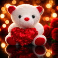Valentine's  talking Teddy Bear - Says " I love You "