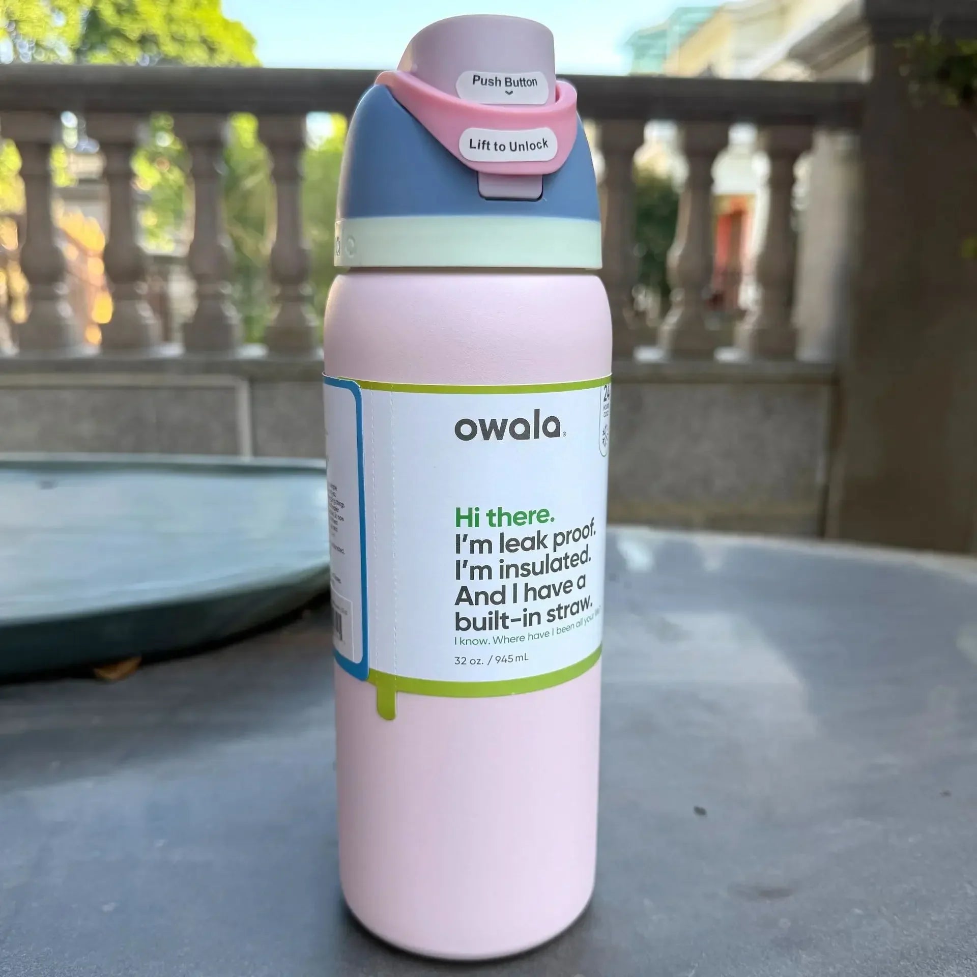 Free Sip Water Bottle 320Z Insulated Stainless Steel Water BottleDouble-Layer Kettle With Straw Vacuum Flasks ForSports Travel