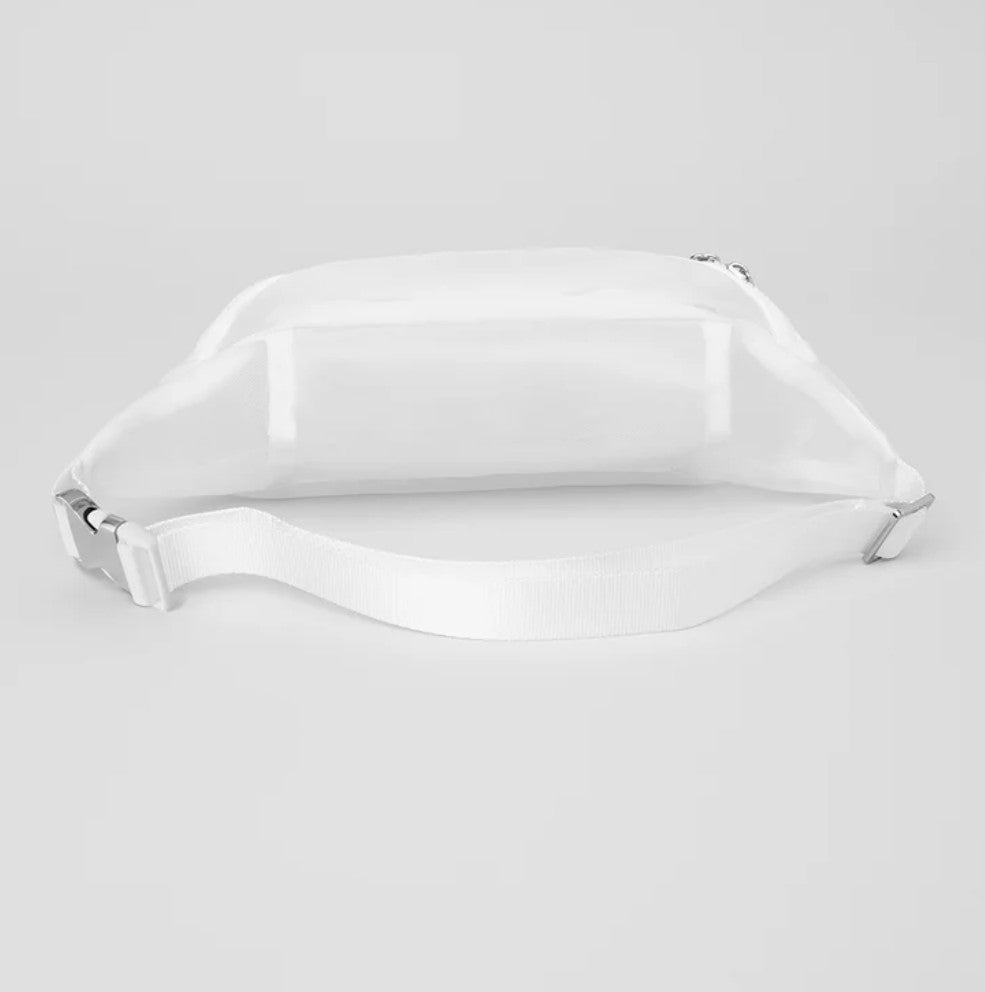 Yoga Sheer Fanny Pack white