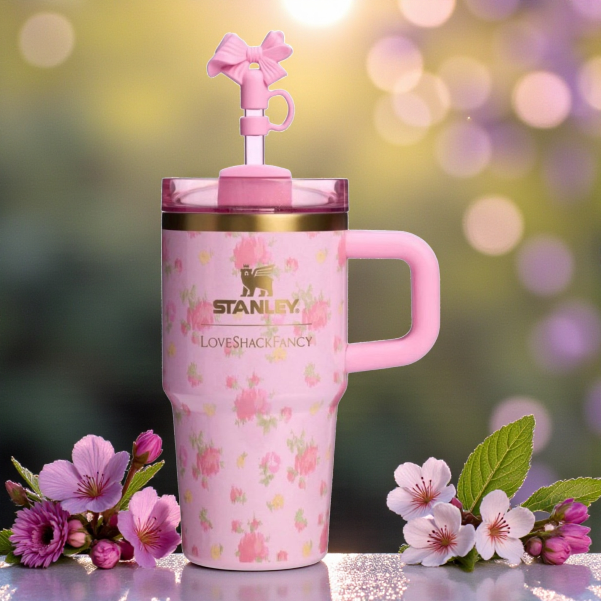 lbiza Sunset style LoveShack Quencher H2.0 Flowstate Pink Tumbler | 20 OZ