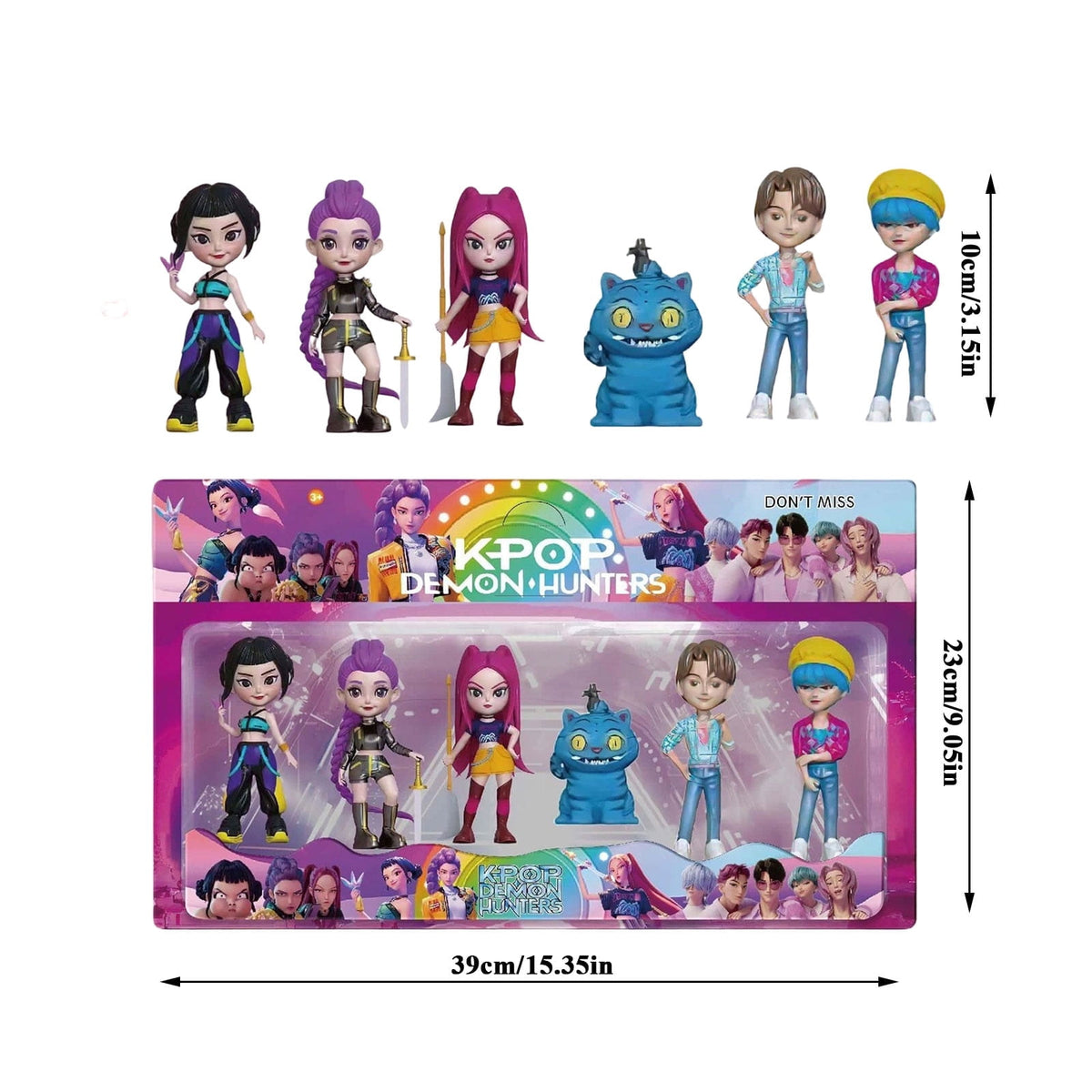 K-pop doll sets (total of 6 pieces) - statues, collectibles, toys, and Korean-style fashion dolls. An excellent gift for fans of Korean wave anime enthusiasts.