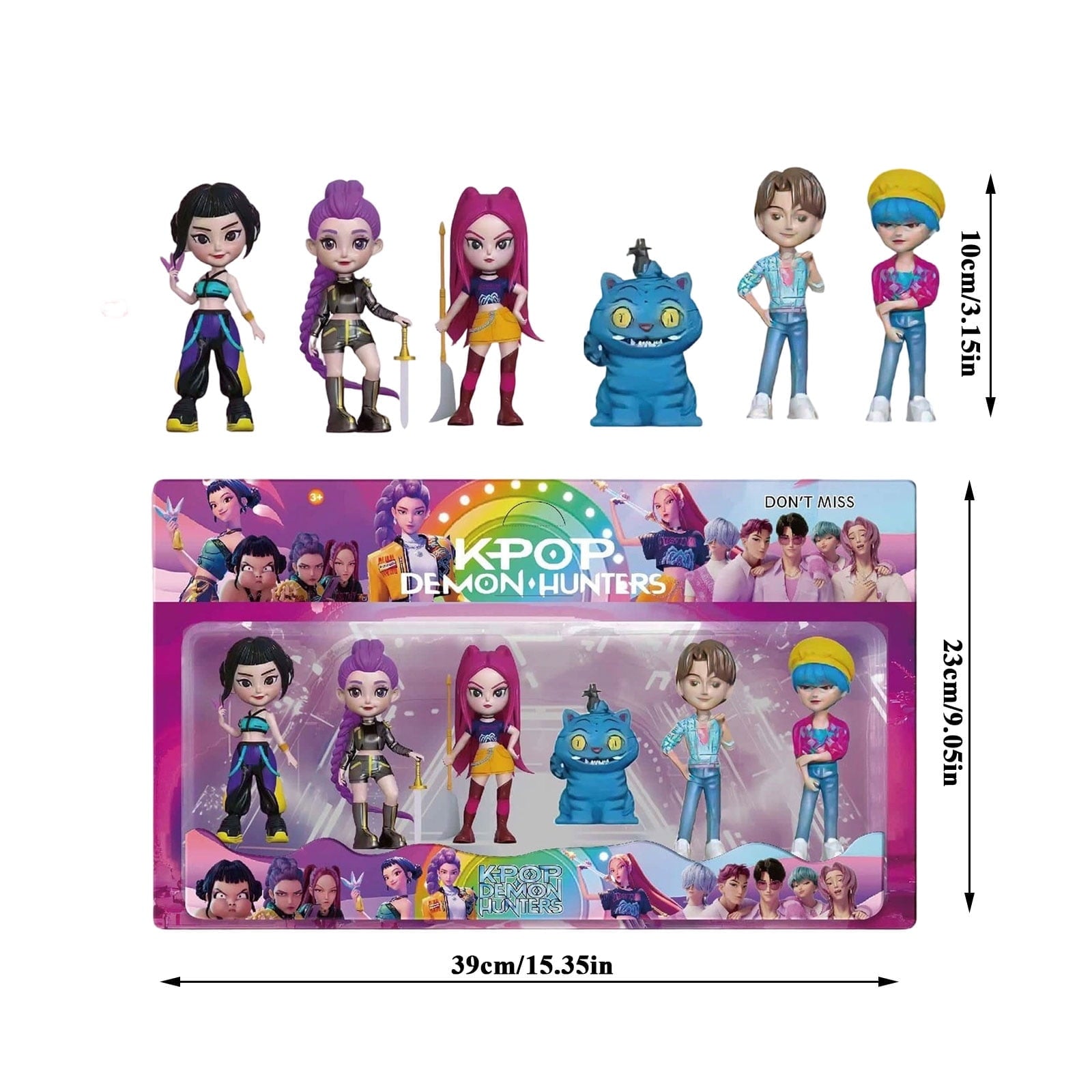 K-pop doll sets (total of 6 pieces) - statues, collectibles, toys, and Korean-style fashion dolls. An excellent gift for fans of Korean wave anime enthusiasts.