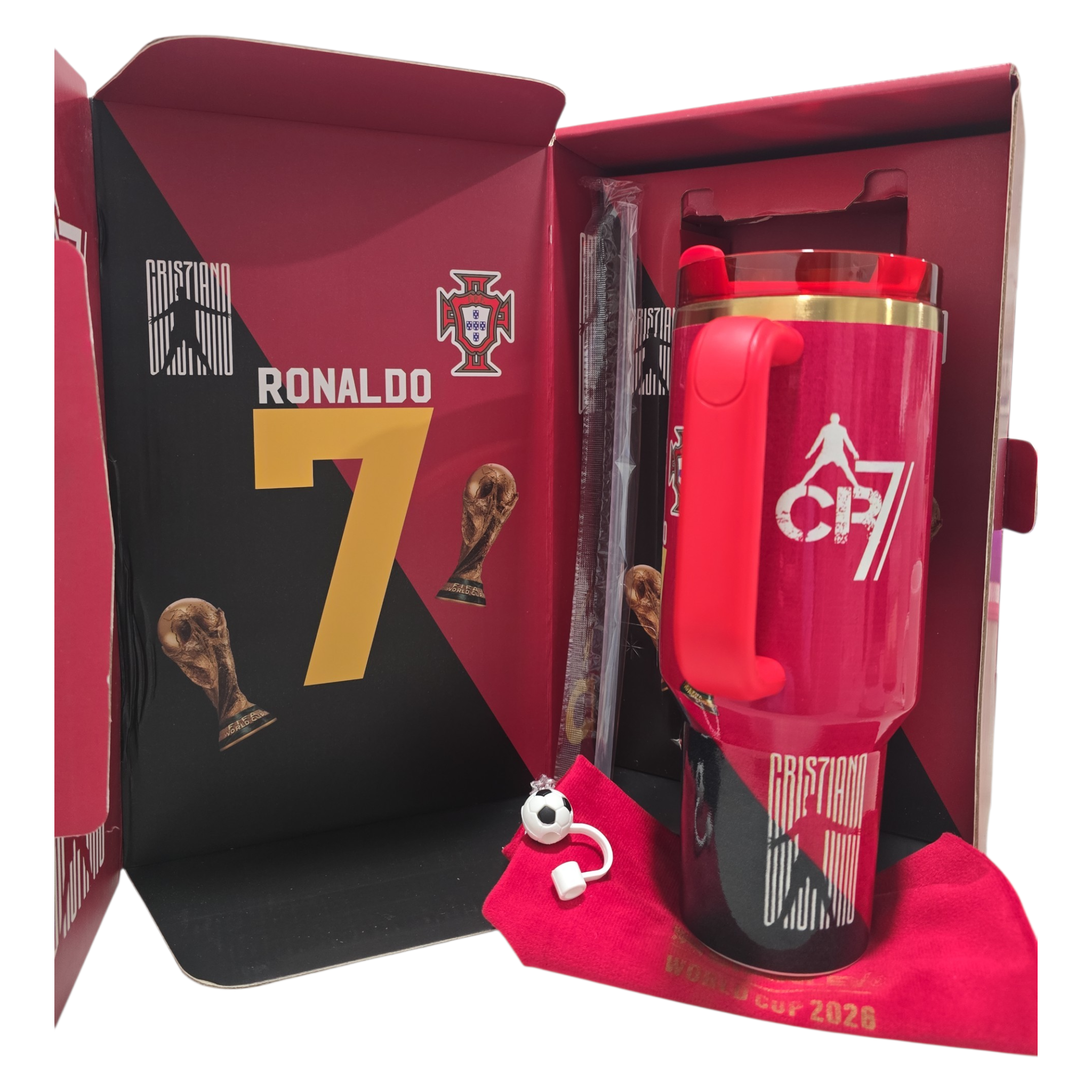 Cristiano Ronaldo custom cup world cup 2026 40oz tumbler cup