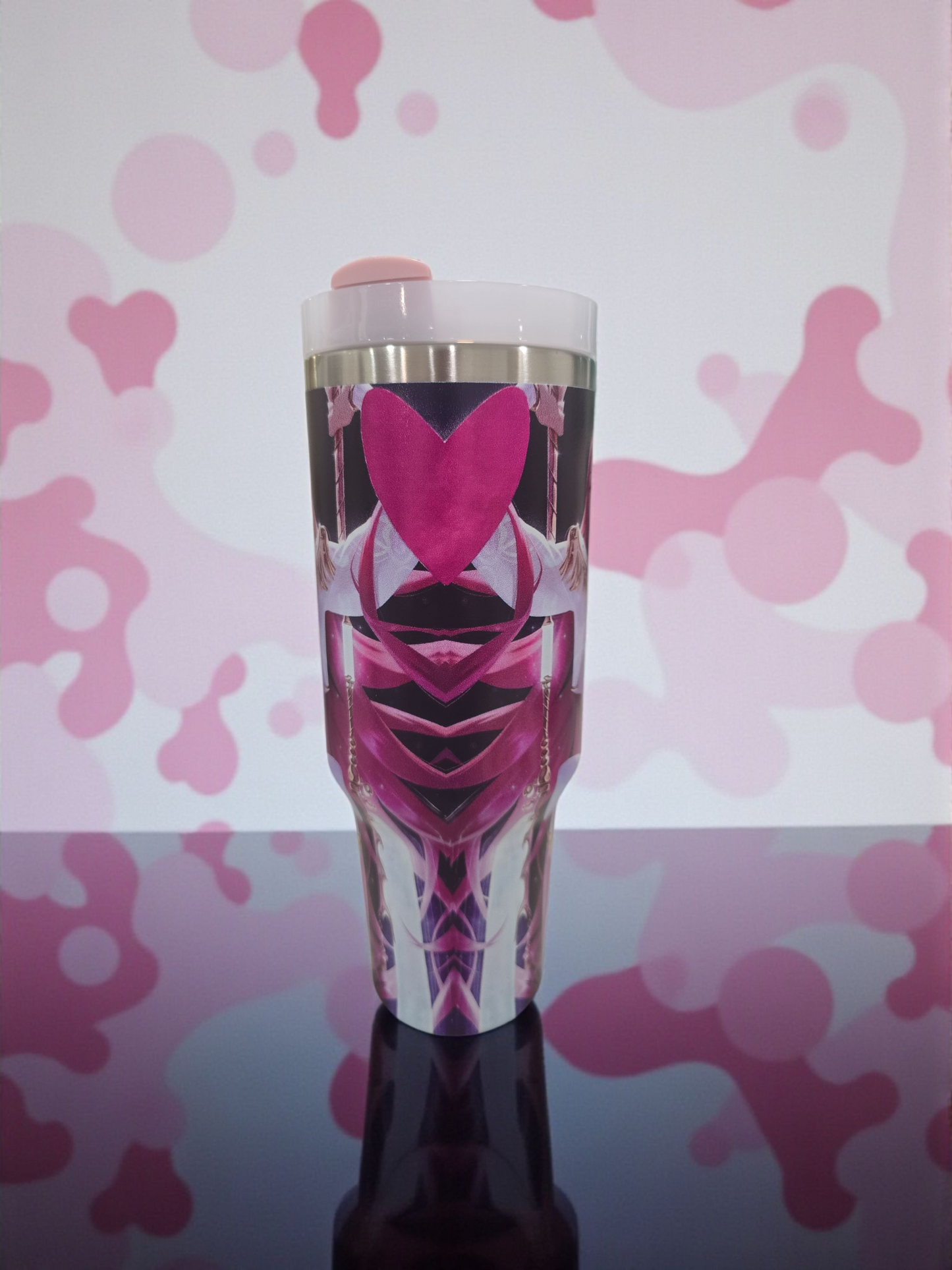 Kpop Hunters Tumbler 40 Oz Cartoon Design, Stainless Steel Insulated Mug Gift for Fans Lovers