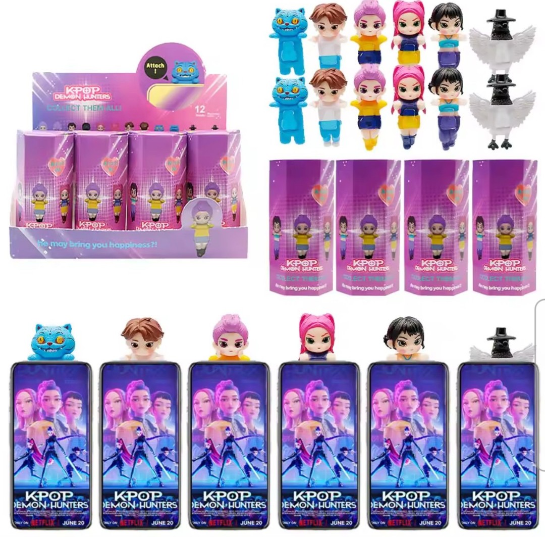 K-Pop Demon Hunters blind box computer monitor decor