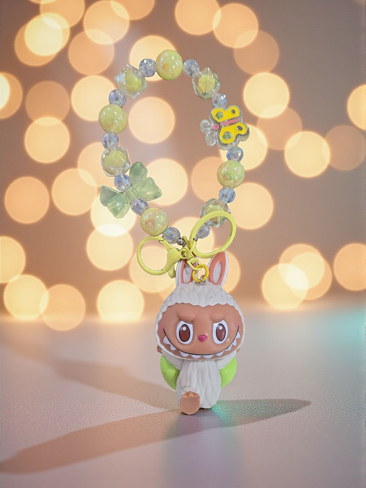 Keychain/Purse Charm/Car Charm beaded unique doll