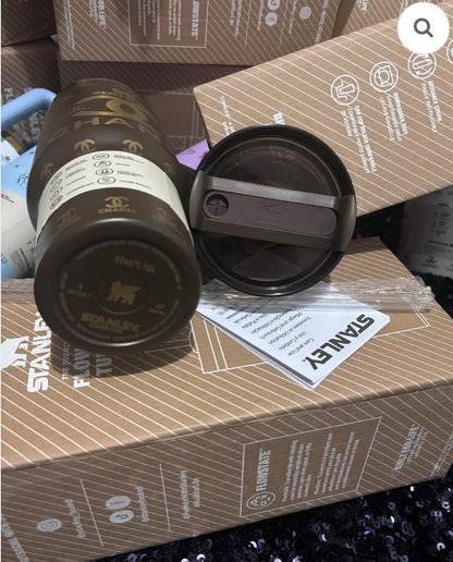 Custom design tumbler protour cup 40oz Chanel icon Laser Engraved new in box diferent colors