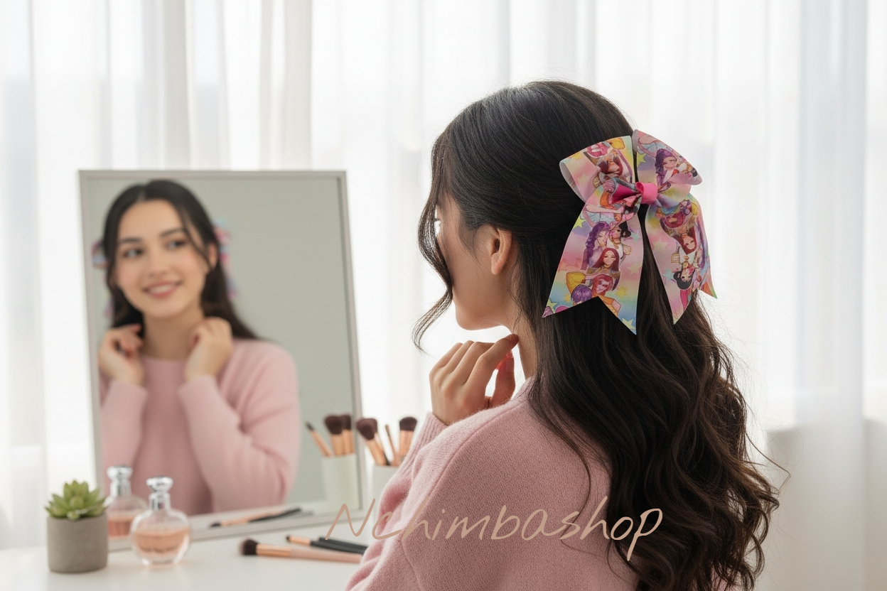 Kpop hunters hair bows set of 2 per package
