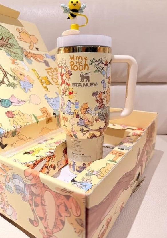 Winnie the Pooh custom 40oz gift box Water bottle-limited edition