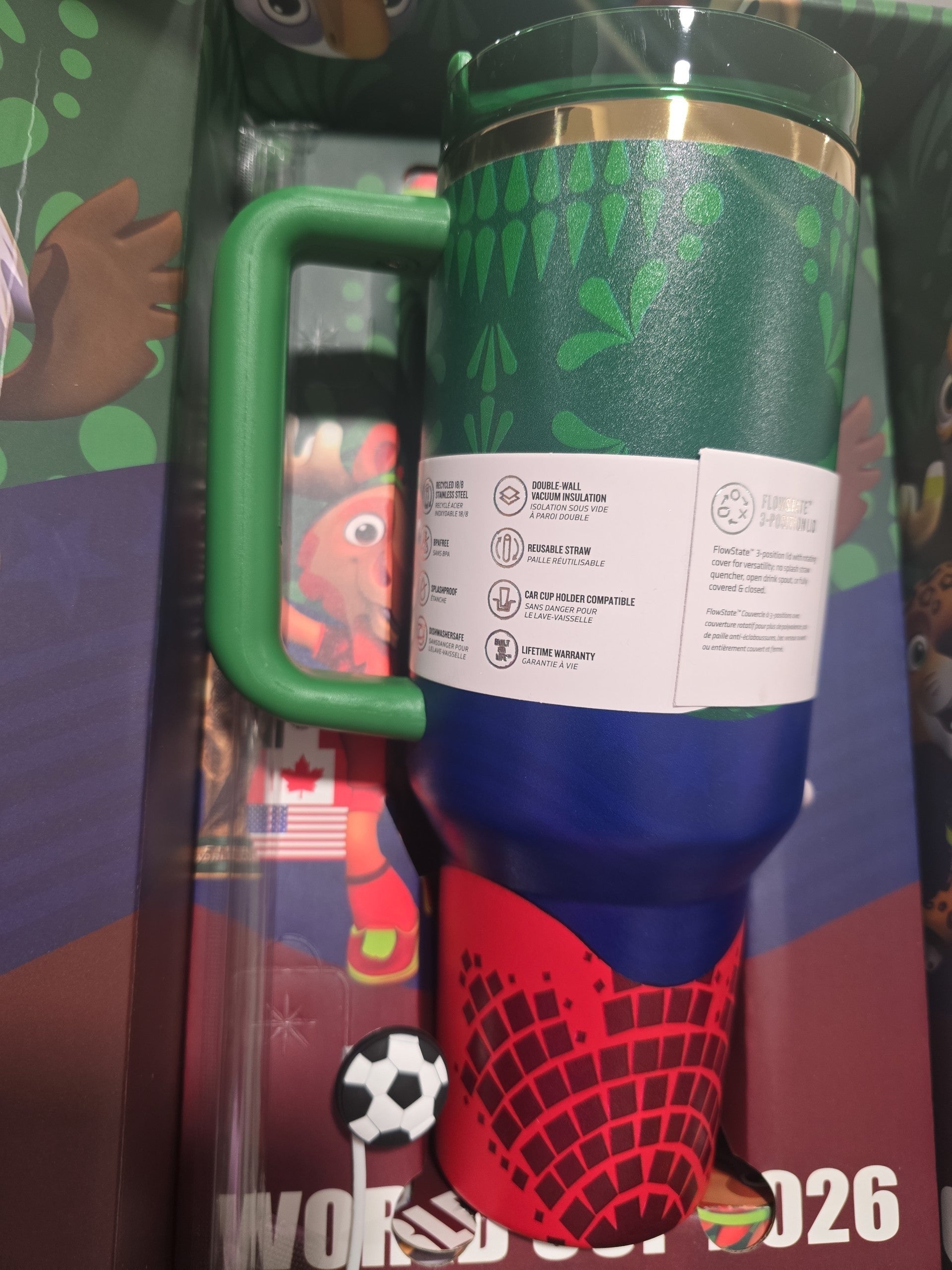 Custom 2026 FIFA World Cup mascot cup Tumbler 40oz