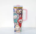 Limited edition 40oz tumbler cartoon