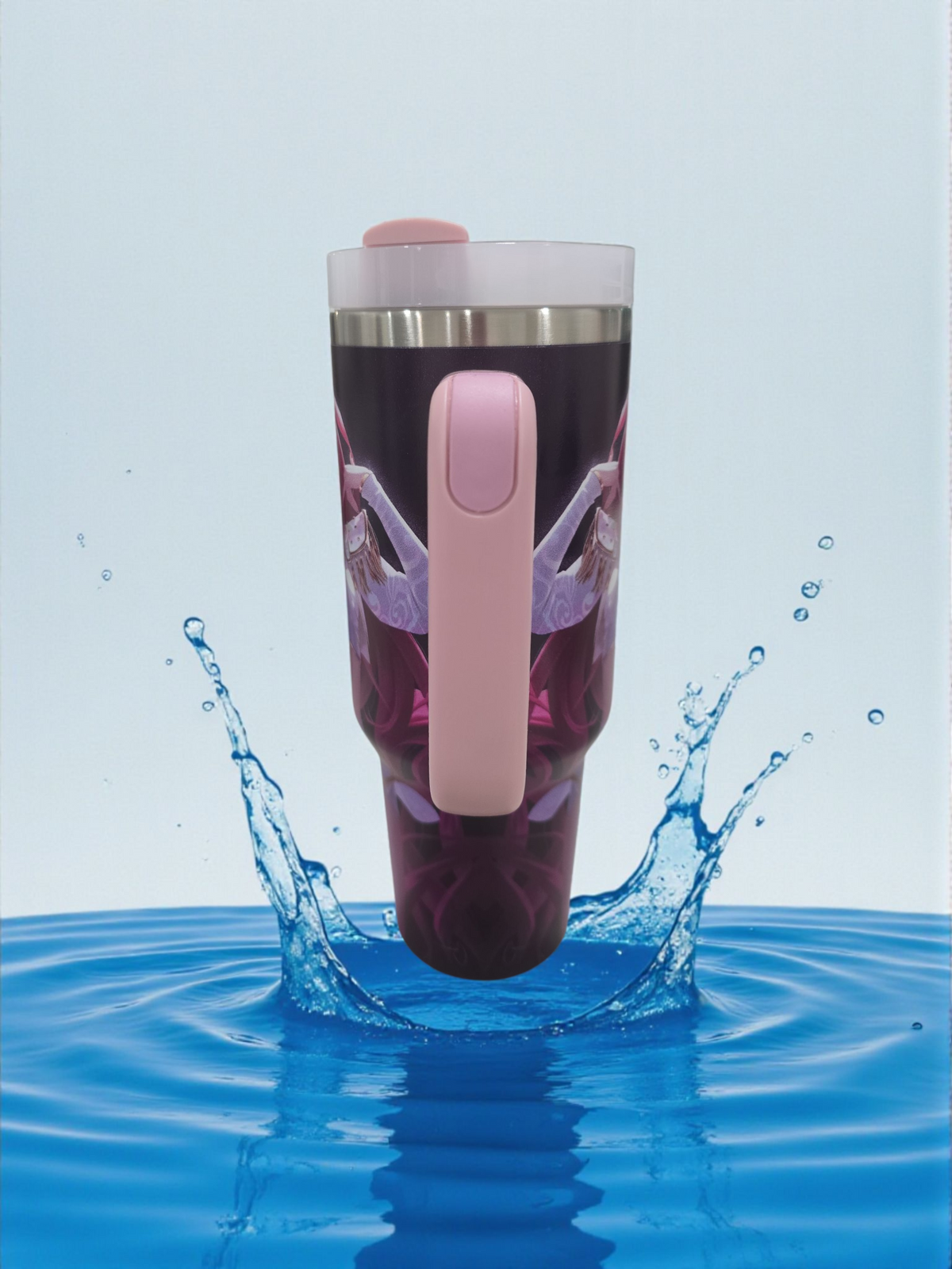 Kpop Hunters Tumbler 40 Oz Cartoon Design, Stainless Steel Insulated Mug Gift for Fans Lovers