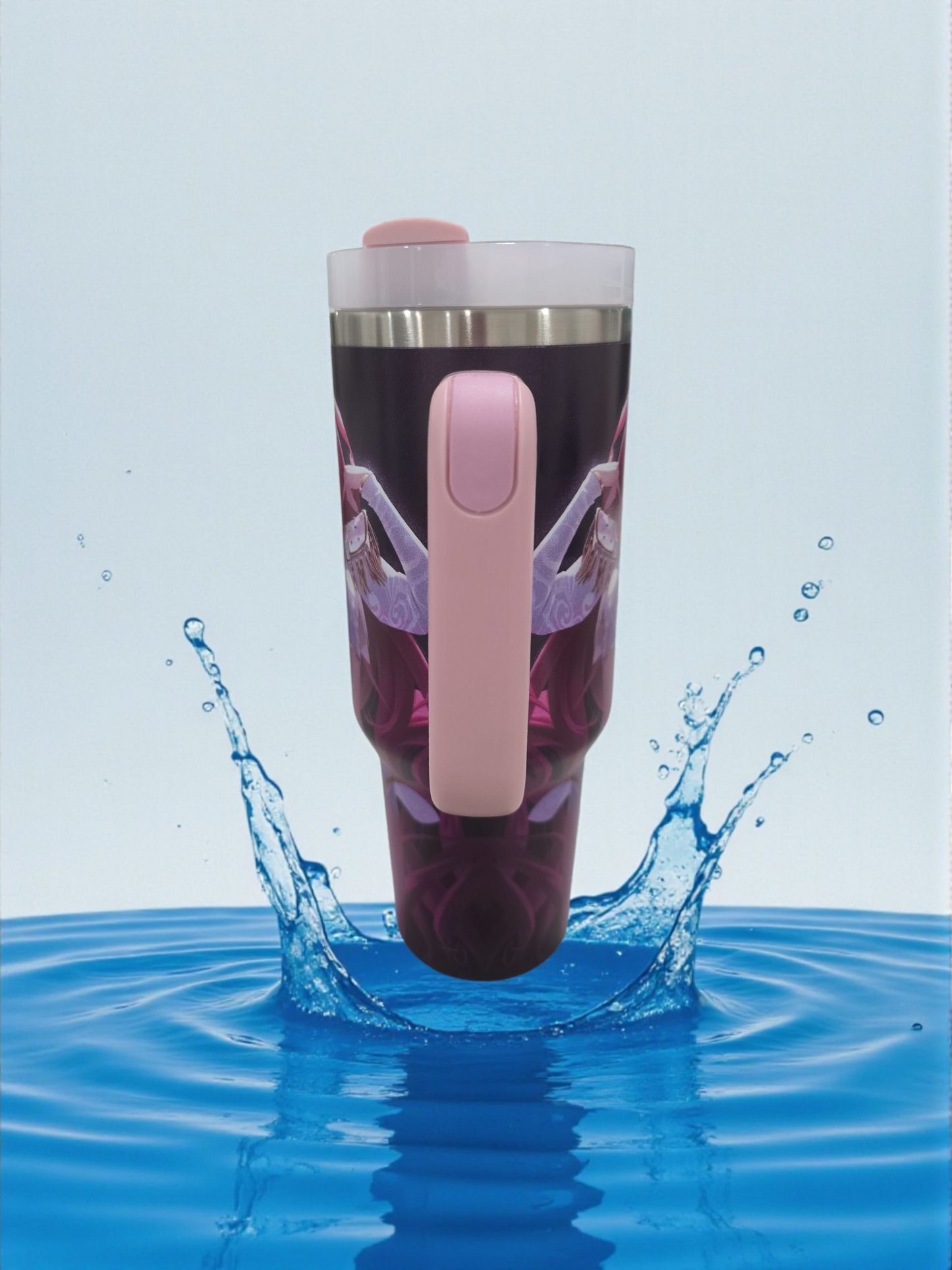 Kpop Hunters Tumbler 40 Oz Cartoon Design, Stainless Steel Insulated Mug Gift for Fans Lovers