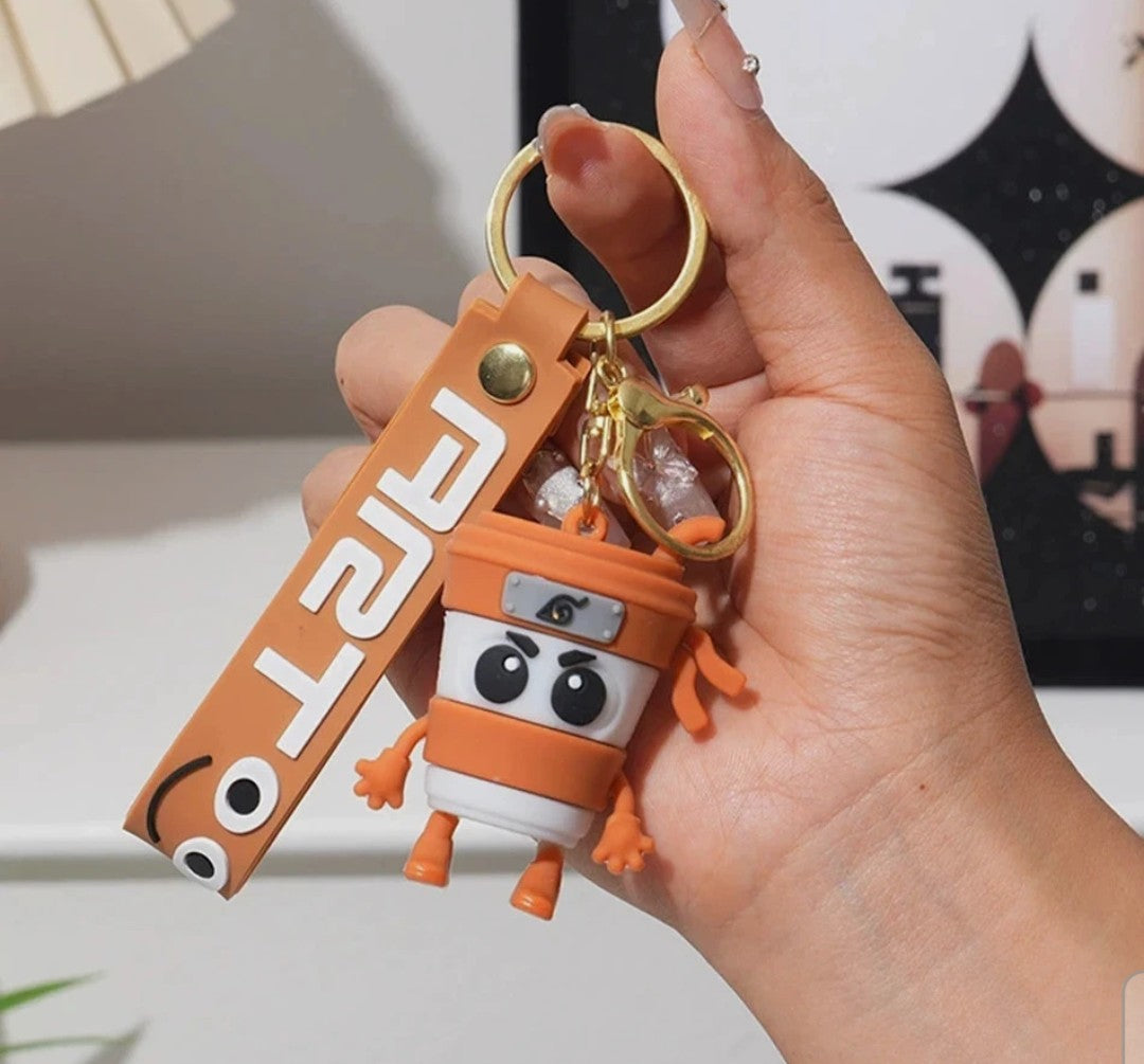 Italian Brainrot Figure Keychain Funny Hanging Pendants Tung Tung Sahur Ornament