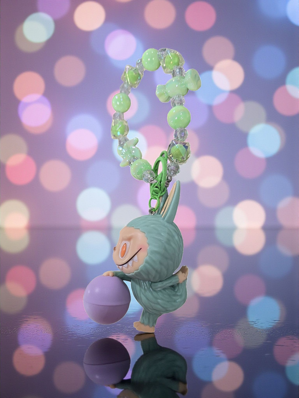 Keychain/Purse Charm/Car Charm beaded unique doll