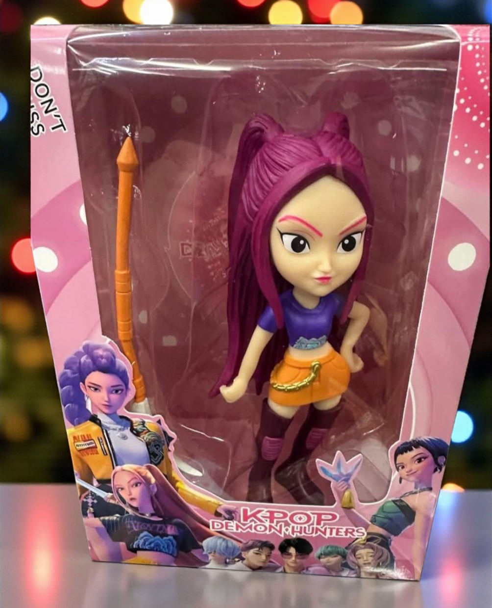 K pop demond hunters figure doll 8 inches christmas gift, birthday all ocasion