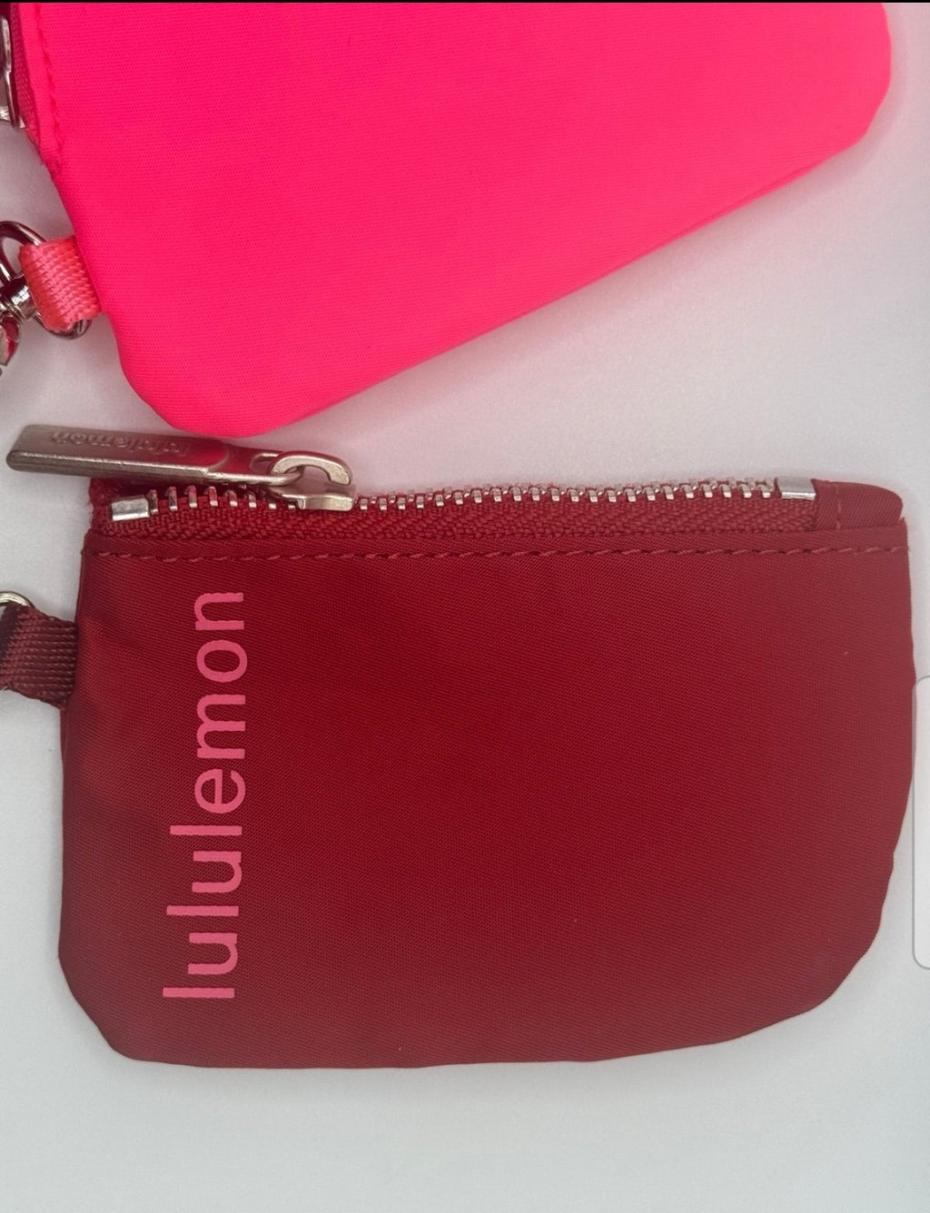 Lululemon Dual pouch wordmark wrislet  Wallet Keychain