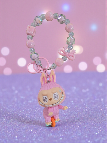 Keychain/Purse Charm/Car Charm beaded unique doll