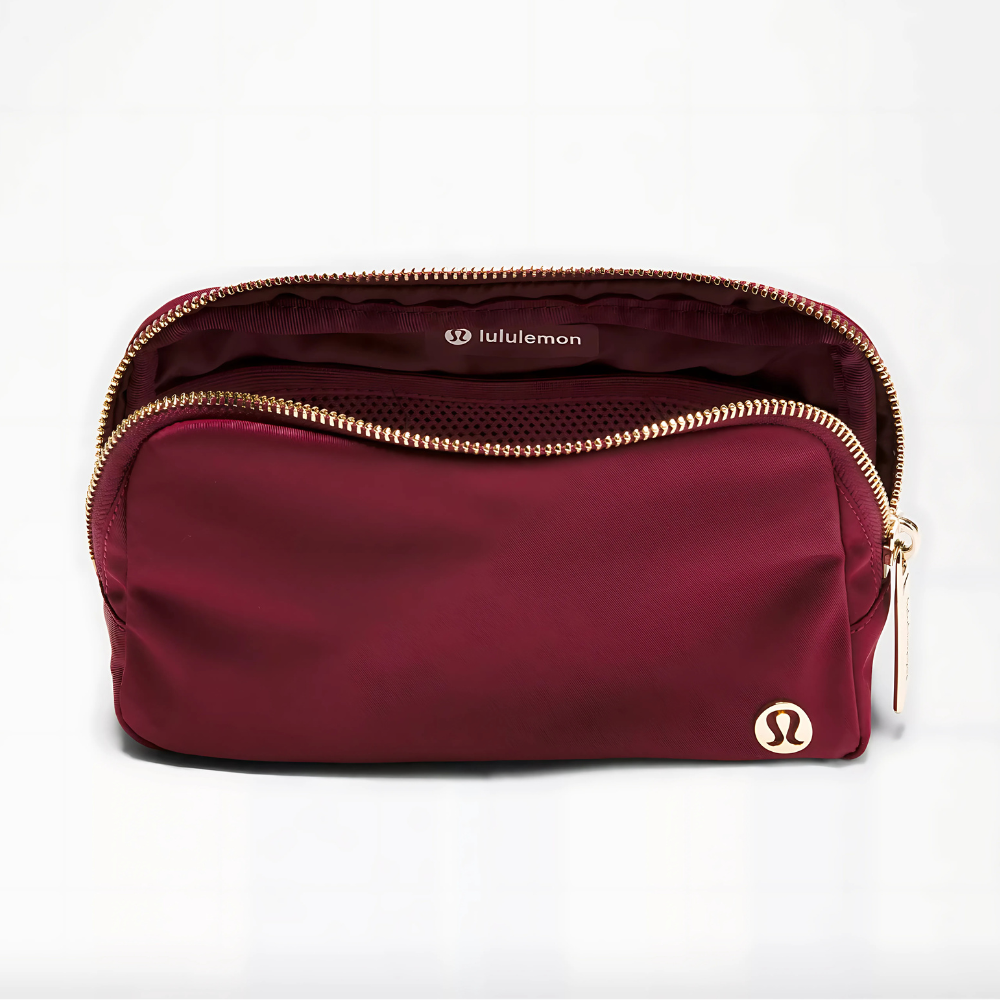 Everywhere belt bag L1  burgundy gold color