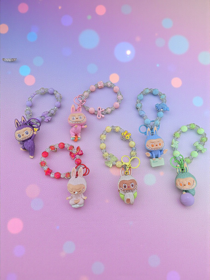 Keychain/Purse Charm/Car Charm beaded unique doll