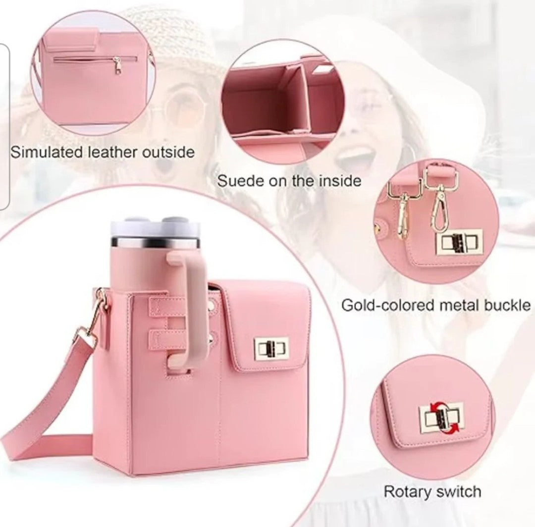 Quencher Stanley tumbler Crossbag organizer bag, fit 30oz and 40oz tumblers