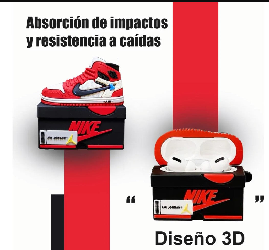 AirPods Pro 1 2 & AirPods 1 2 3 4 Case Retro Sneaker Shoe‑Box
