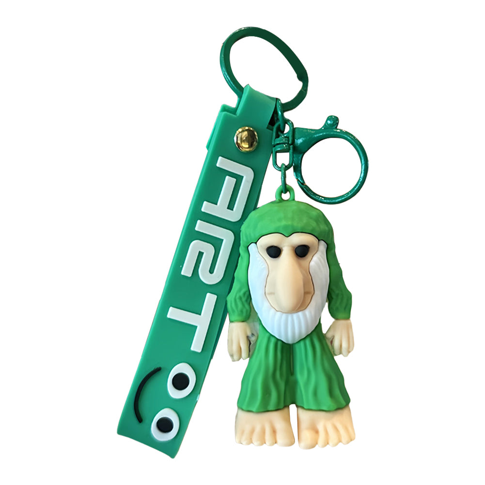 Italian Brainrot Figure Keychain Funny Hanging Pendants Tung Tung Sahur Ornament