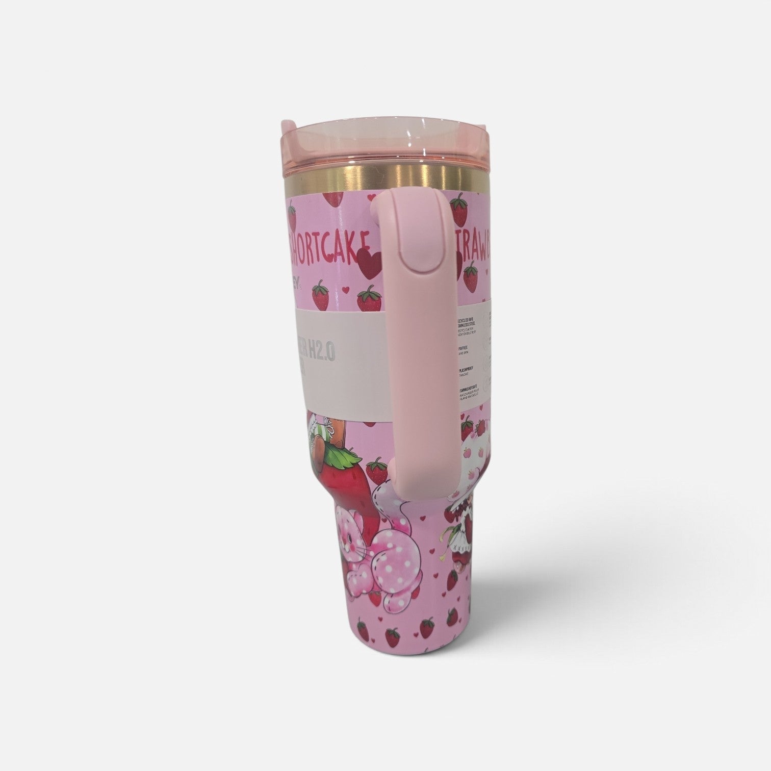 Strawberry shortcake cup customize tumbler 40oz collectible box and accesories