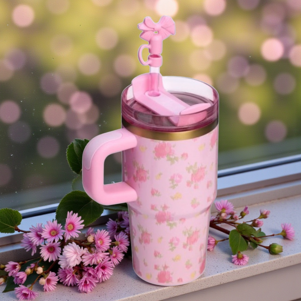 lbiza Sunset style LoveShack Quencher H2.0 Flowstate Pink Tumbler | 20 OZ