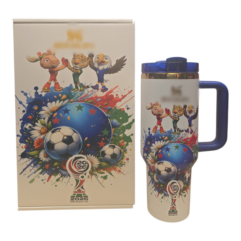 2026 FIFA World Cup mascot cup Tumbler 40oz Custom design