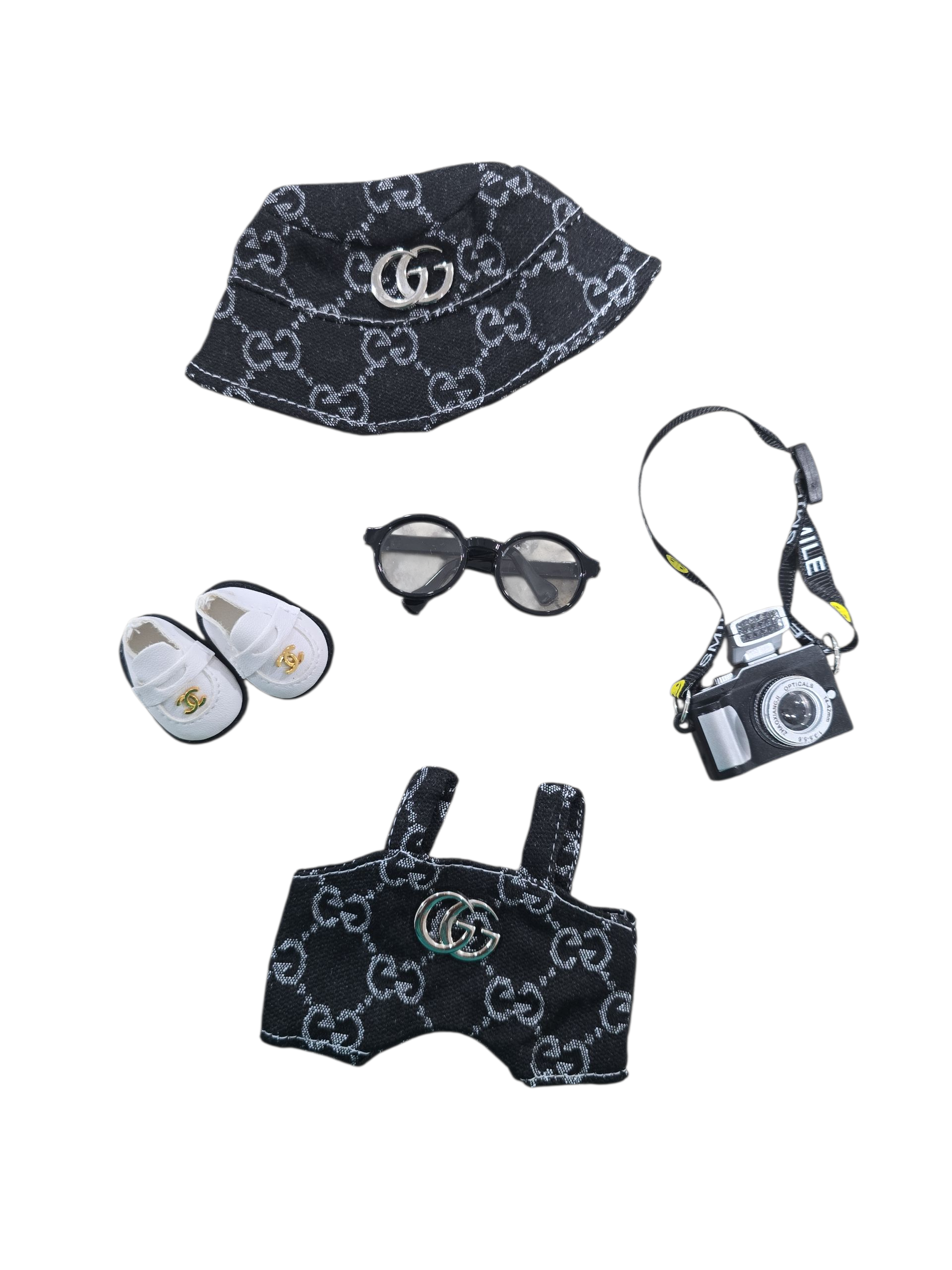 Doll designer clothes Accessories outfit pink color