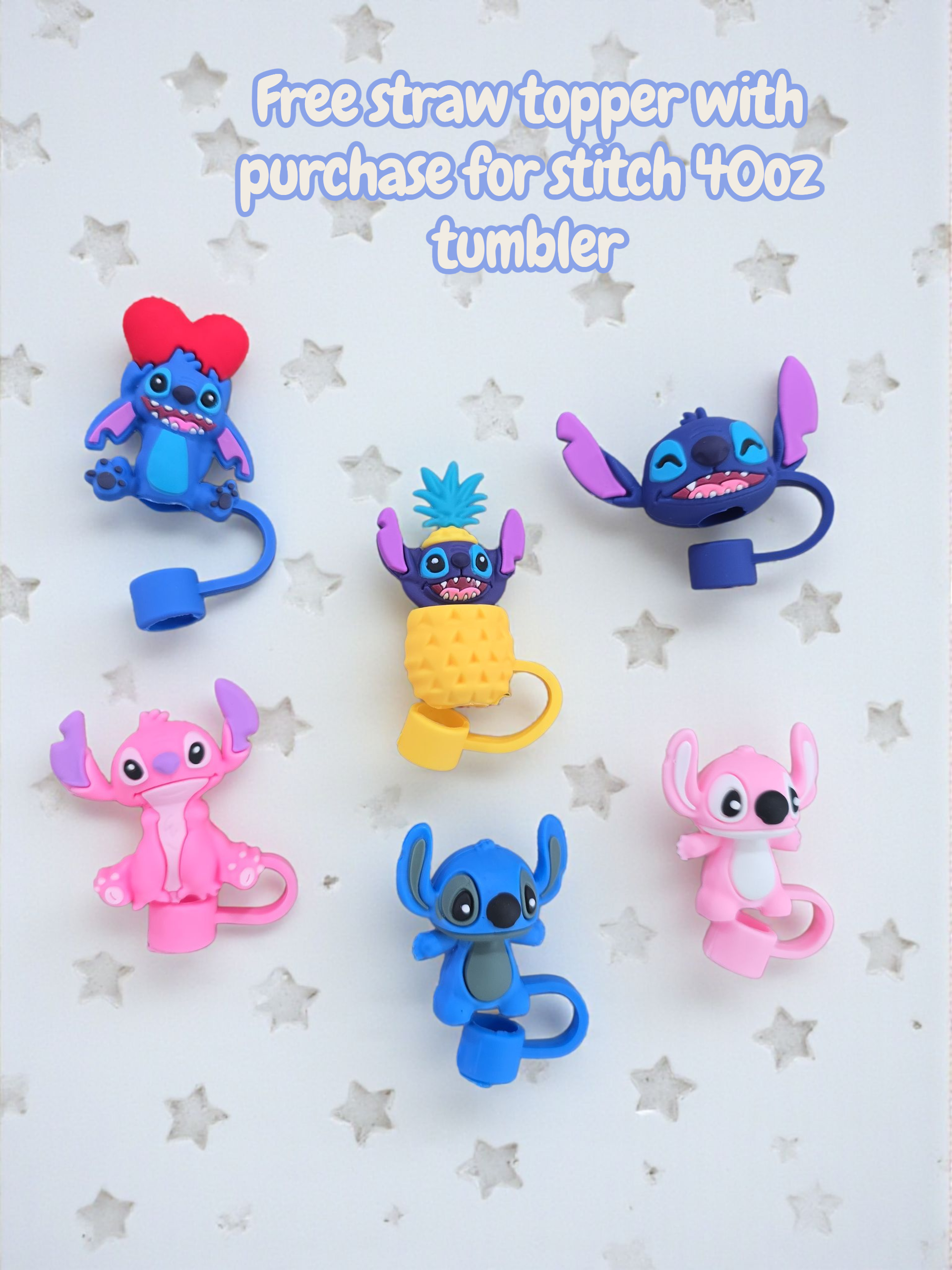 Stitch Tumbler Quencher laser engraved 40oz free stitch straw topper holiday deal,cup,bottle.