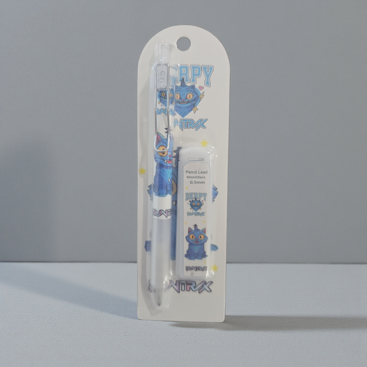 KPOP Demon Hunters Style Mechanical Pencil 4037 Set Cute Anime Stationery Smooth Writing Pen Gift Back to School Must-Have