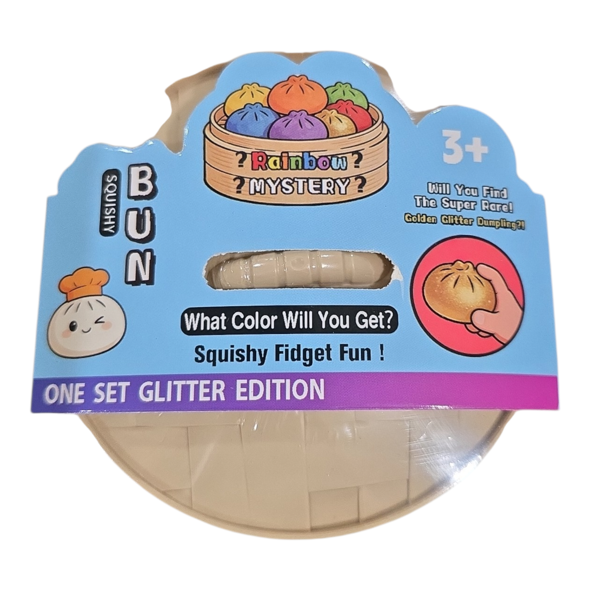 GLITTER Dumpling Squishy edition