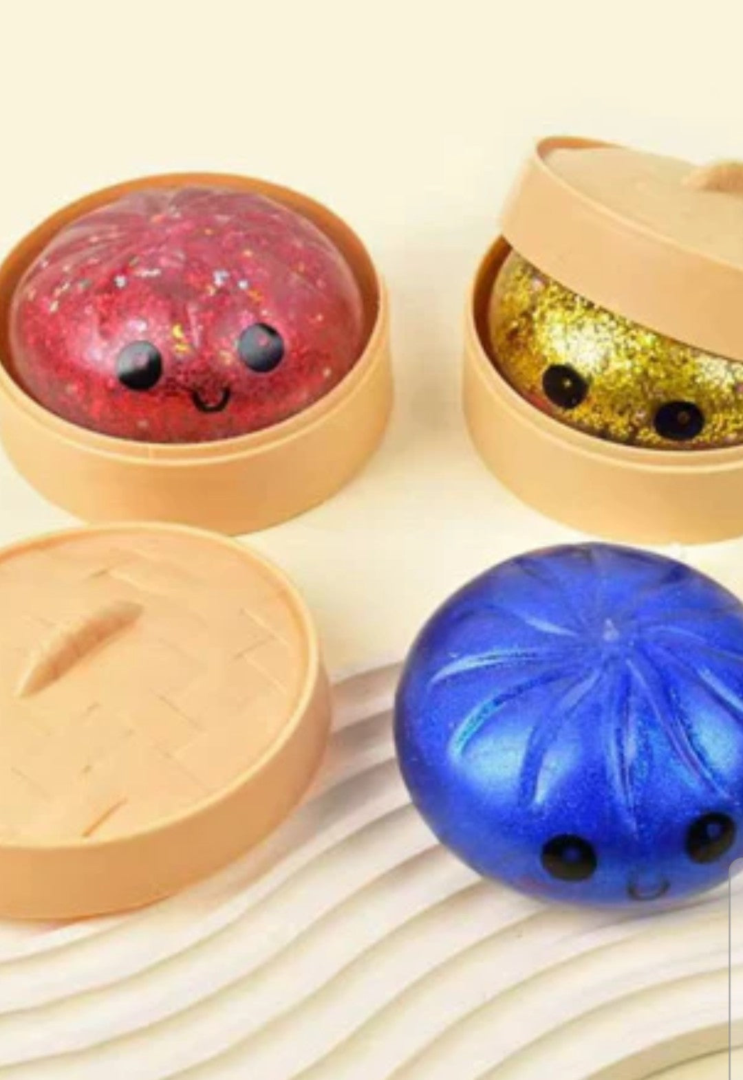 GLITTER Dumpling Squishy edition