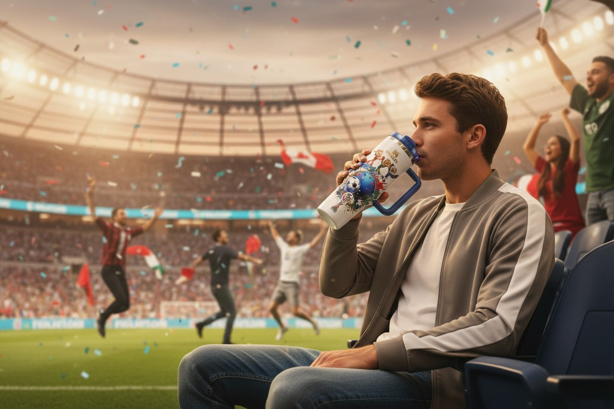 2026 FIFA World Cup mascot cup Tumbler 40oz Custom design