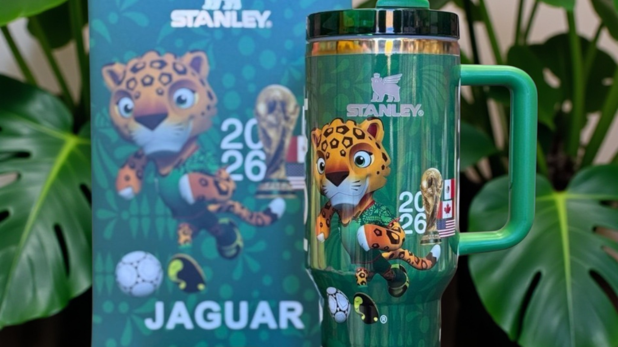 Custom 2026 FIFA World Cup Stanley Tumbler 40oz and Mexico Mascot cup