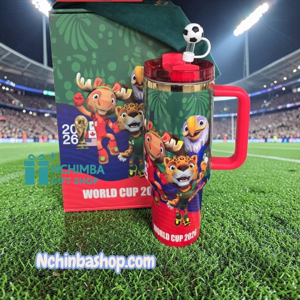 Custom 2026 FIFA World Cup mascot cup Tumbler 40oz