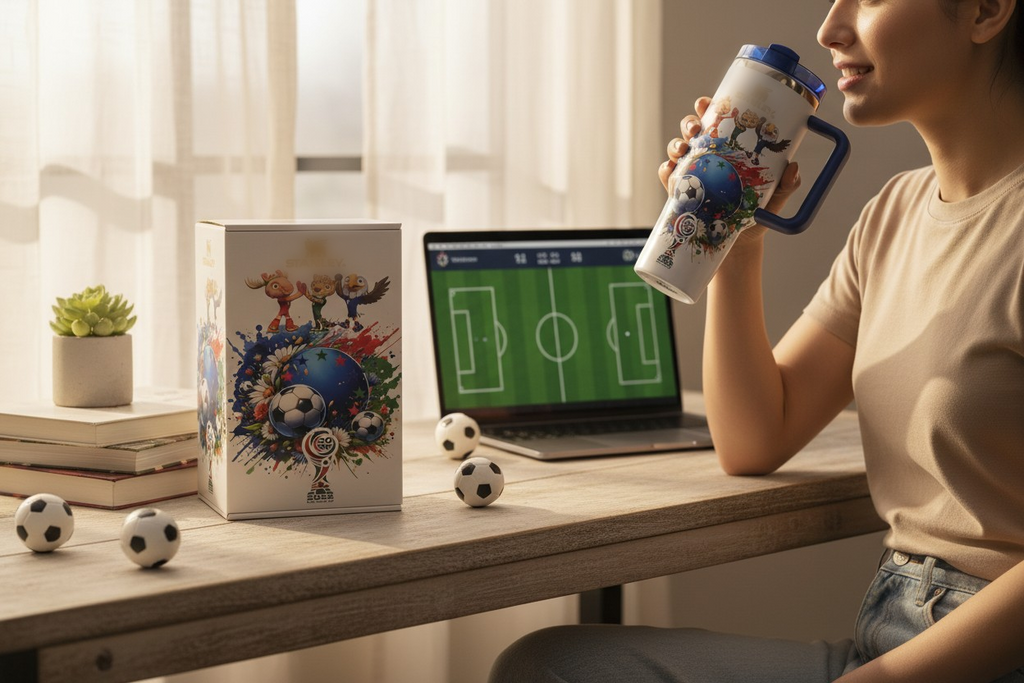 2026 FIFA World Cup mascot cup Tumbler 40oz Custom design