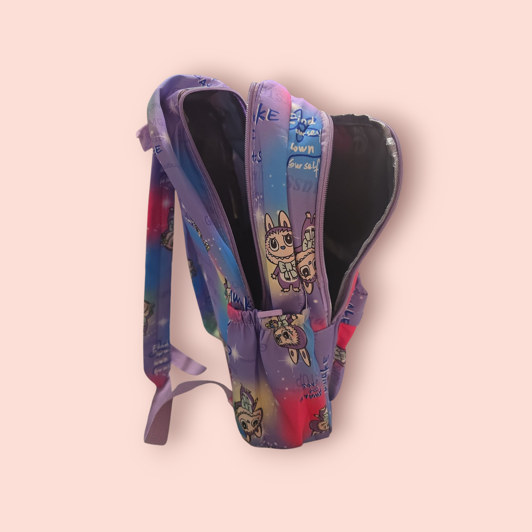 Large capacity starts cartoon backpack  lightweight students' schoolbags