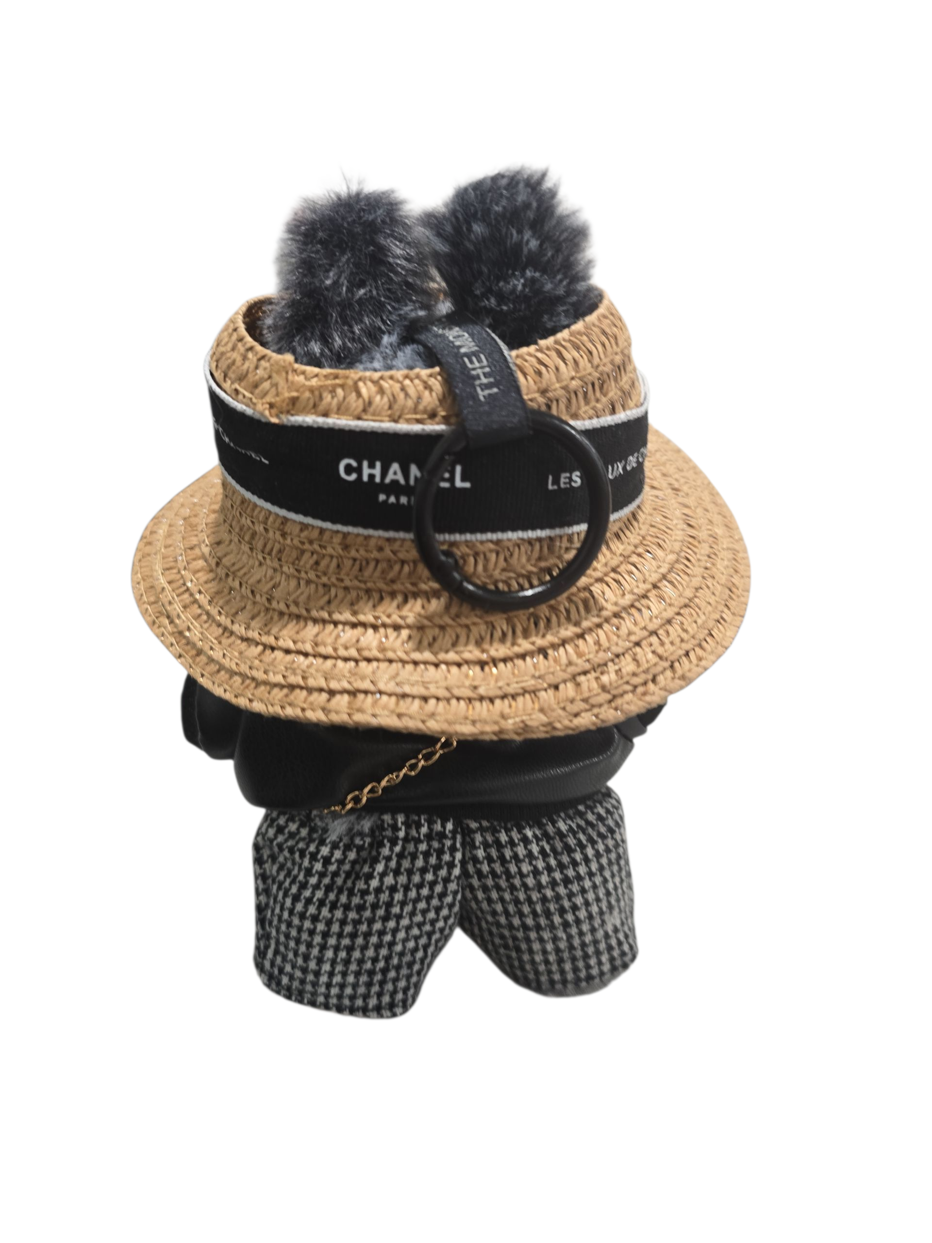 C17cm Doll Clothes Compatible with Labubu - Elegant Outfit with Hat, purse,shorts & Top, Premium Fashion Design for Labubu Doll (No Doll)channel inspired.