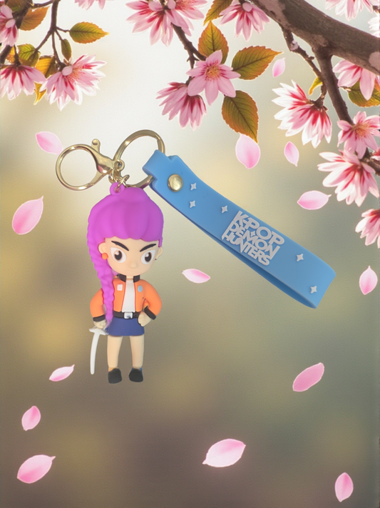 KPOP Demon Hunters Silicone Keychain  - Collectible Accessory