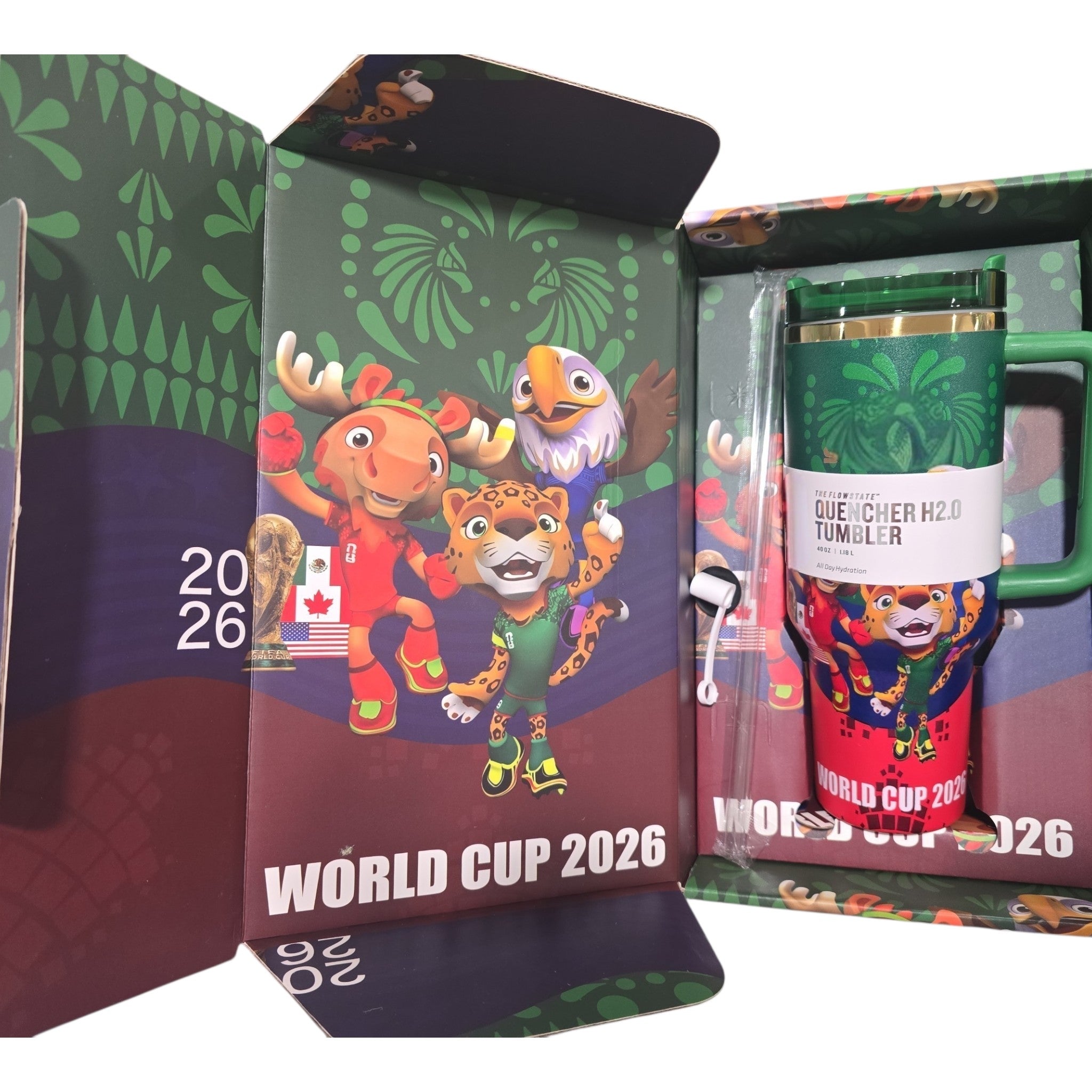 Custom 2026 FIFA World Cup mascot cup Tumbler 40oz