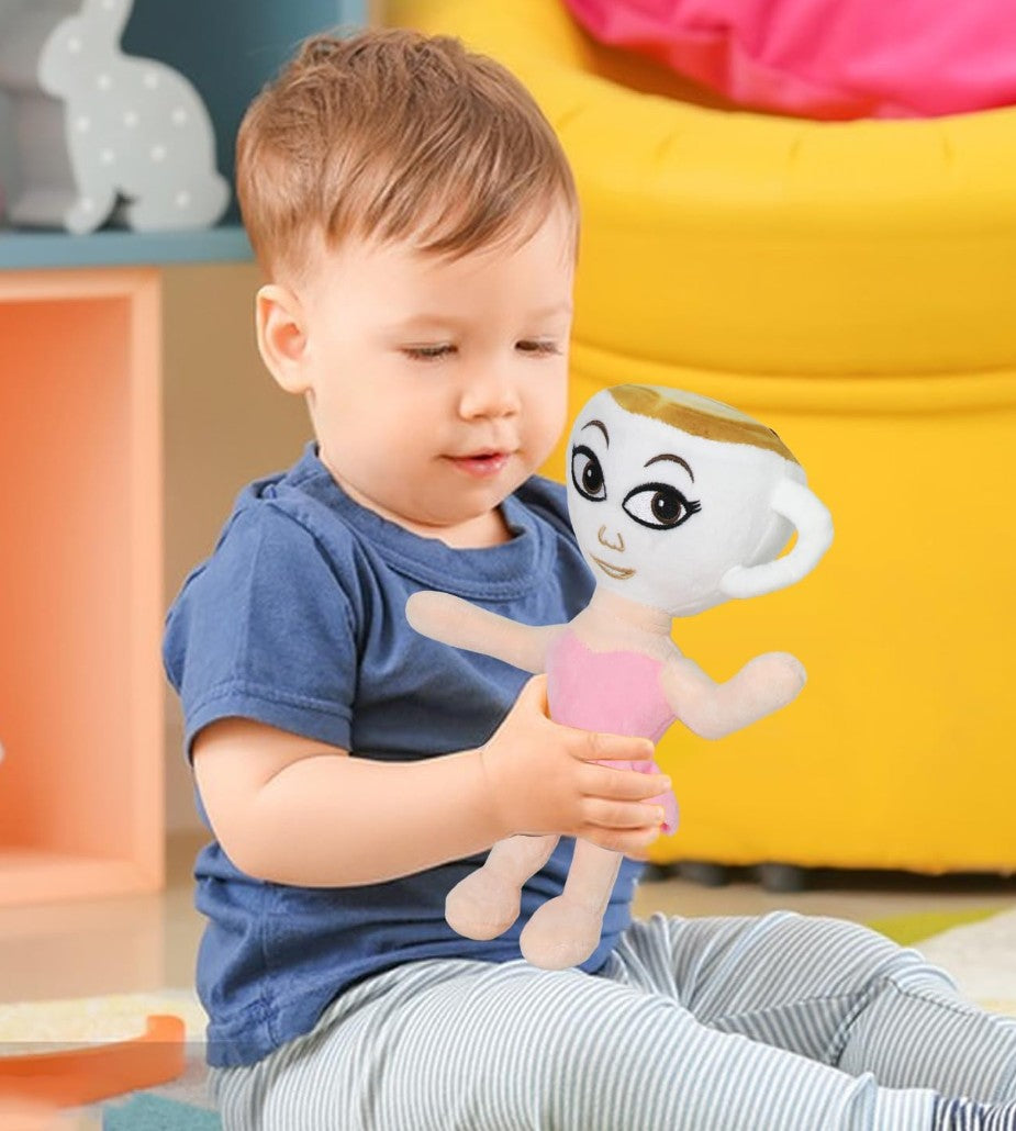 Italian Brainrot Plush,11 inch Ballerina Cappuccina Toy Gift,Cute Stuffed Figure D