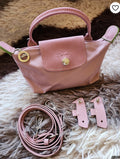 Longchamp Pink Mini Bag with Removable Strap NWT