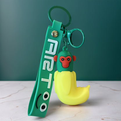 Italian Brainrot Figure Keychain Funny Hanging Pendants Tung Tung Sahur Ornament